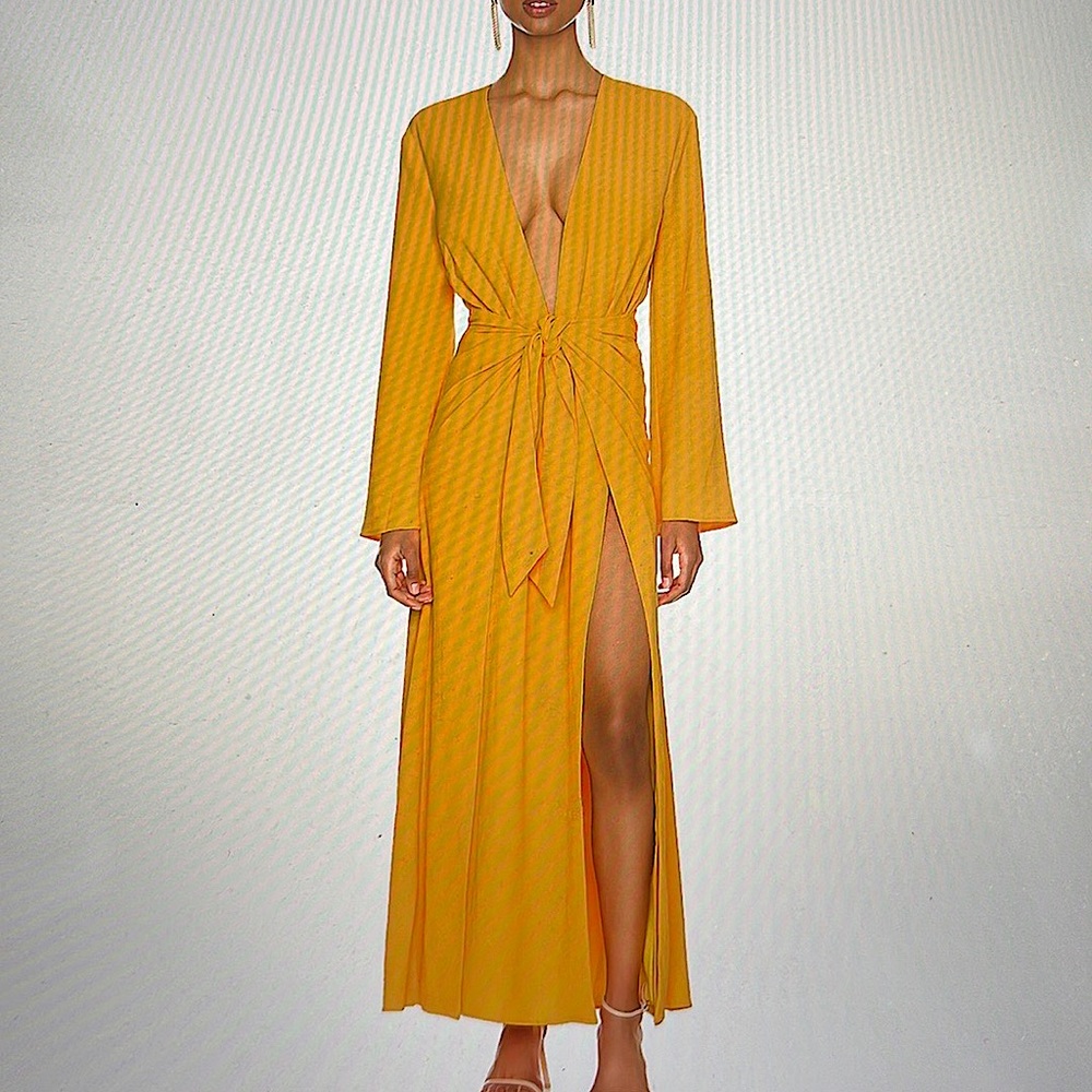 Mango Camila Coelho Millie Maxi Dress size Small